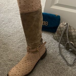 YSL winter boot beige like new size 37 EU
